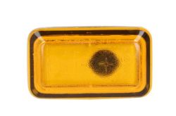 Мигач (един брой) в калника жълт с държател на крушката (фасунка) десен/ляв  AUDI 80 Avant (8C, B4) [09/91-01/96] HELLA HE 2BM003 647-021