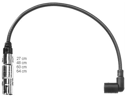 Запалителни кабели к-т VOLKSWAGEN GOLF IV (1J1) 2.0 (1984ccm/85kW/115HP) [07/98-06/05] BERU BE ZEF 1117