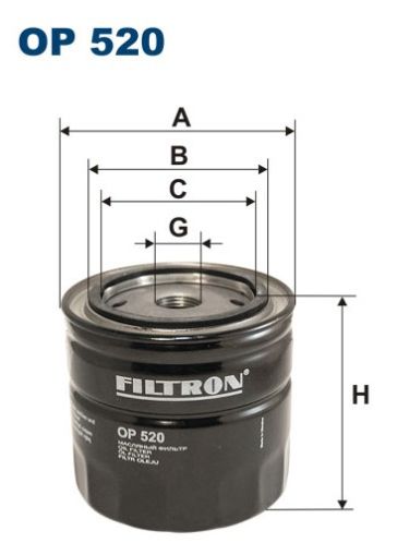 Филтър маслен FILTRON FI OP520