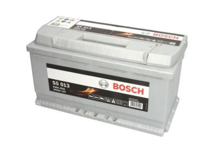 Стартов акумулатор 100Ah/830A, (десен +, стандартен тип), 353x175x190, B13 - борд 10.5 mm, BOSCH S5 BO 0 092 S50 130