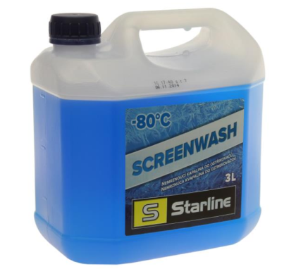 Тeчност за чистачки зимна 3 литра (-80°C) Starline NA SW80-3