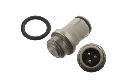 Датчик температура на охладителна течност  3 пина  сив  AUDI 100 C4, 80 B3, 80 B4, 90 B3, A6 C4, CABRIOLET B3, COUPE B3 1.6-4.2 (06.86-08.00)  FEBI 37608