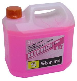 антифриз червен концентрат (G12) 3 литра Starline NA K12-3
