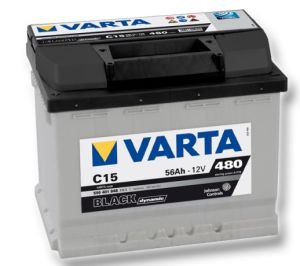 Акумулатор (ляв плюс) 56Ah. C14 Black dinamic VARTA VT 556401BL