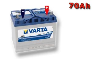 Акумулатор (десен плюс) 70 Ah. E23  BLUE dynamic VARTA VT 570412BD