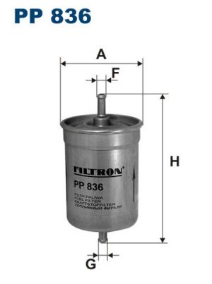 филтър горивен FILTRON FI PP 836