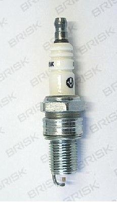 свещ искрова сребърен среден електрод (пропан-бутан LPG и метан CNG) BRISK  LR17YS