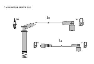 Запалителни кабели комплект OPEL ASTRA F хетчбек 1.4 (1389ccm/60kW/82HP) [09/92-01/98] Starline ZK 9532 