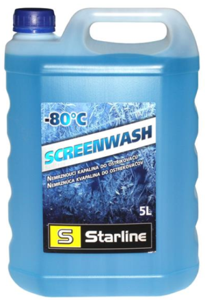 Тeчност за чистачки зимна 5 литра (-80°C) STARLINE NA SW80-5