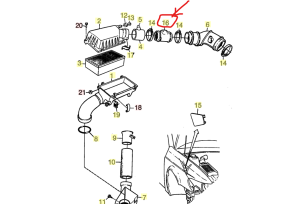 Дебитомер ALFA ROMEO 164; OPEL CALIBRA A, OMEGA B, SINTRA, VECTRA B; SAAB 900 II 2.5/3.0 09.92-02.01 STARLINE VV 087