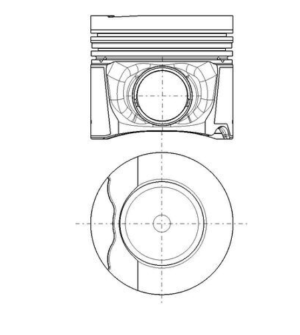 Бутало със сегменти к-т 82.00mm STD (индивидуална поръчка) VOLVO S60 II, S80 II, S90 II, V40, V60 I, V60 II, V70 III, V90 II, XC40, XC60 I, XC60 II, XC70 II, XC90 II 2.0D (09.13-) ORIGINAAL VO 31460046