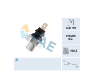 датчик масло (M16x1,5) SKODA 105,120 (742) 1.2 120 LS (1174ccm\43kW\58HP) [08/76-12/90]  FAE11270