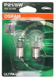 Крушка стоп и габарит 2бр. блистер P21/5W 12V 21/5W BAY15D cokołowa Ultra Life OSRAM OSR7528 ULT-02B/EA