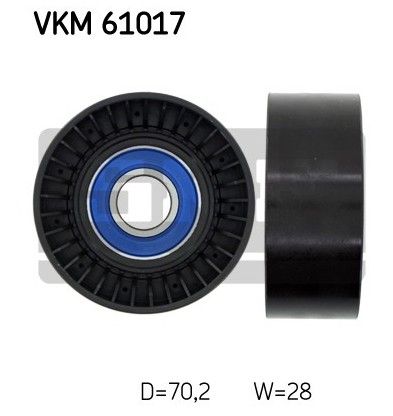 Ролка канален ремък TOYOTA 2.0D/2.2D (07.05-) SKF VKM 61017