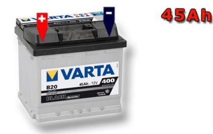 Акумулатор (ляв плюс) 45 Ah. B20 BLACK dynamic VARTA VT 545413BL