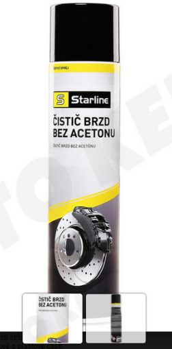 Спрей почистващ за спирачки без ацетон (600ml) Starline ACST025