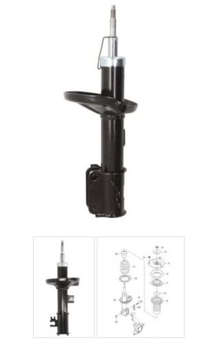 Амортисьор маслен преден десен/ляв  DAEWOO TACUMA/REZZO (KLAU) [06/00-] KOREA A230021D/A230020D 