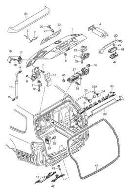 Амортисьор 5-та врата газов (13) VW PASSAT (Variant) КОМБИ (3C5) [08/05-10/11] KROSNO KR24607 
