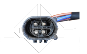 Вентилатор охлаждане на двигателя (4 пина) BMW 5 (E39), 7 (E38) 2.0-4.9 (03.94-05.04) NRF 47029