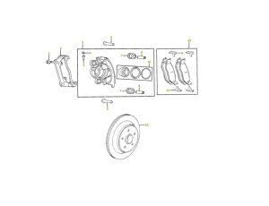 Дискови накладки задни к-т CHRYSLER ASPEN 07-09 ; DODGE DAKOTA 05-11, DURANGO 07-09, RAM 1500 (06-15) WAGNER ZX967A