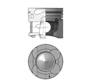 Бутало със сегменти к-т  89 (STD) fits: NISSAN CABSTAR, MURANO II, NAVARA, NAVARA NP300, NP300, NT400 CABSTAR, PATHFINDER III, PICK UP 2.5D (11.01-) KOLBENSHMIDT KS 40 363 600