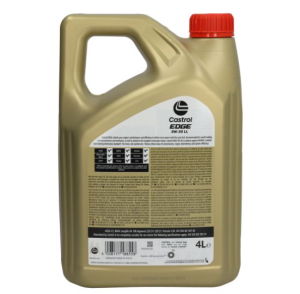Двигателно масло EDGE (4L) 5W30 ;API SQ; BMW LL-04; MB 229.31; MB 229.51; MB 229.52; OPEL OV0401547-D30; OPEL OV0401547-G30; PORSCHE C30; RENAULT RN 0700; RENAULT RN 0710; VW 504.00; VW 505.00; VW 505.01; CASTROL EDGE 5W30 LL 4L